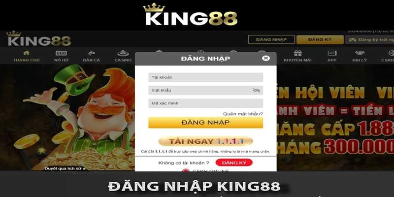 Đăng nhập King88 cá cược hợp pháp